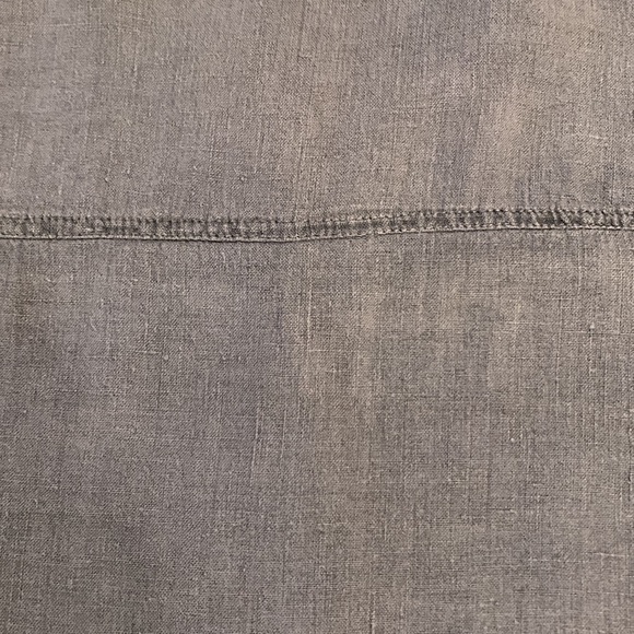 Willow 100% Linen Lagenlook Long Sleeve Layering Top - Picture 6 of 16